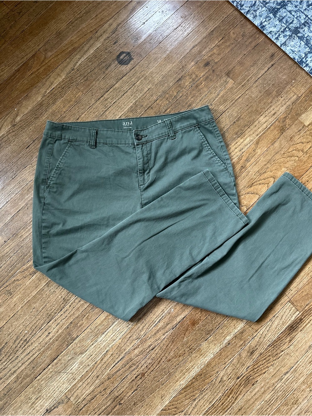 Women’s a.n.a Olive Green Chino Pants